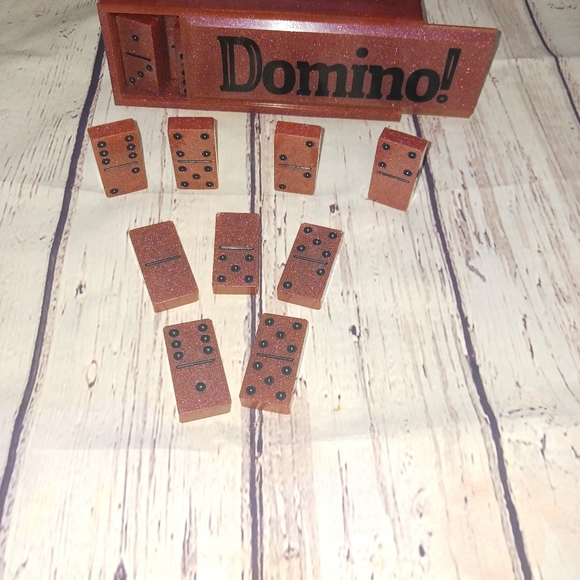 Acrylic Handmade Domino Set w/ Case - Picture 4 of 4
